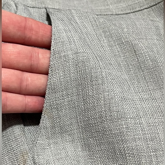 Alfred Dunner 8P Elastic Waist Polyester Short Pants 2 side pockets Light gray - Picture 8 of 13